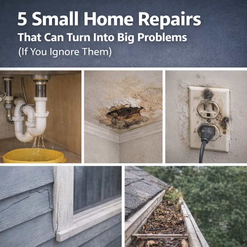 5 Small Home Repairs That Can Turn Into Big Problems (If You Ignore Them)