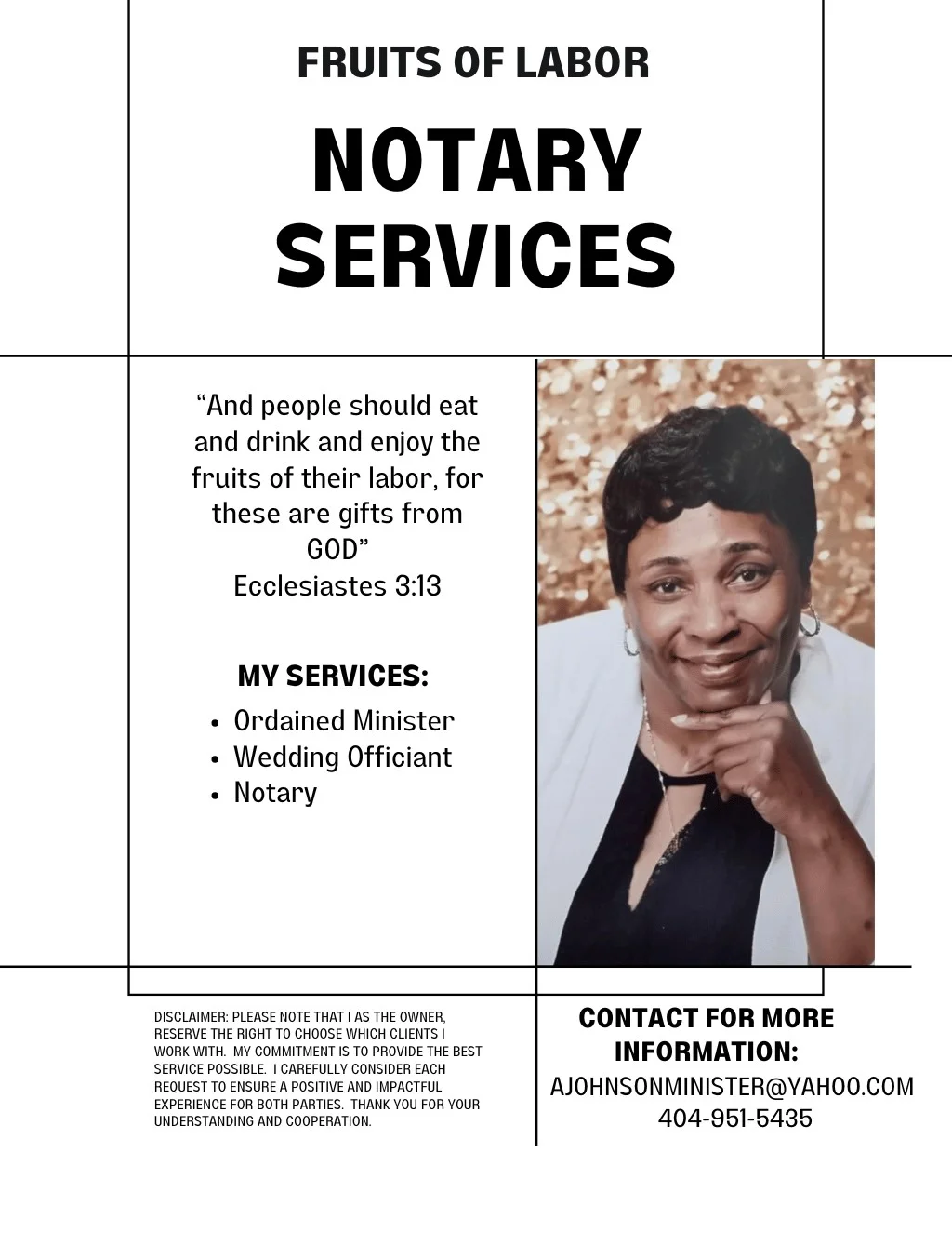 Setting the Gold Standard: Personalized, Professional Notary & Wedding Officiant Services in Manchester, TN