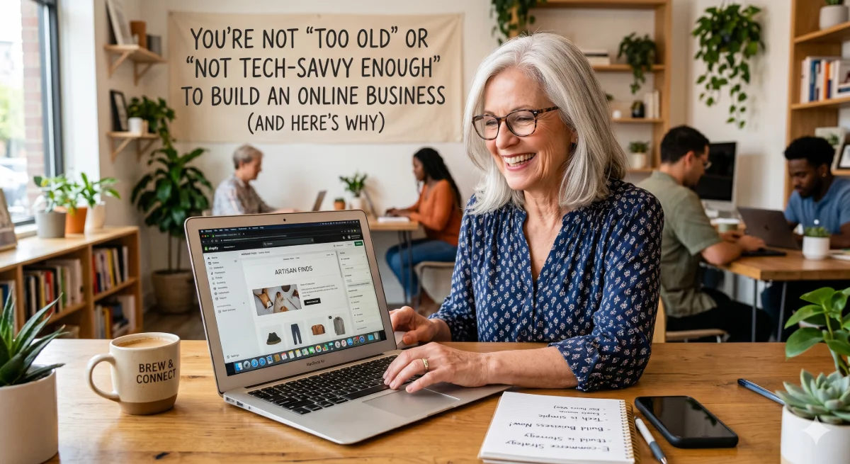 You're Not 'Too Old' or 'Not Tech-Savvy Enough' to Build an Online Business (And Here's Why)