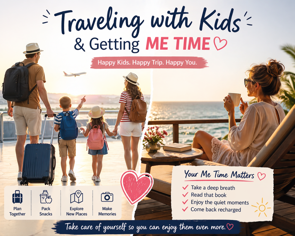How to Find “Me” Time When Traveling With Kids: Secrets for Parents in Need of a Real Break