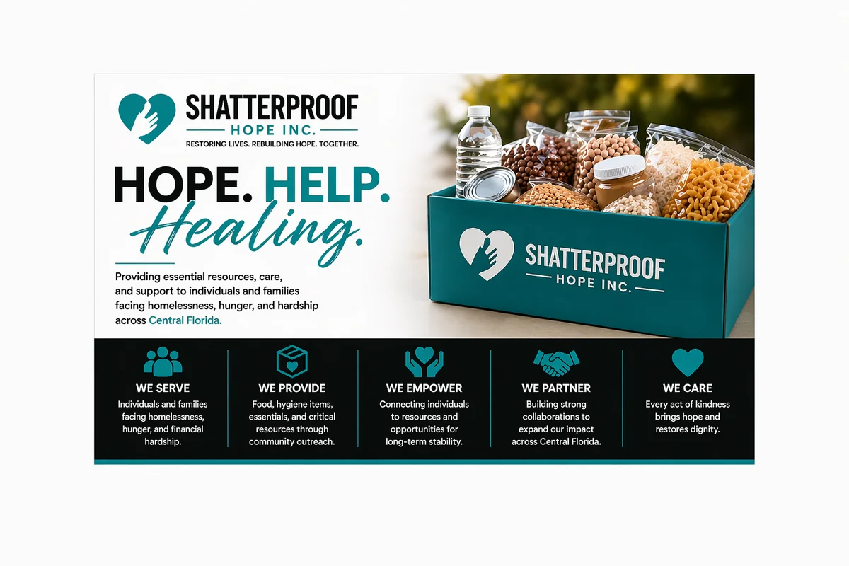 Addressing Homelessness and Food Insecurity in Central Florida: The Mission of Shatterproof Hope Inc.