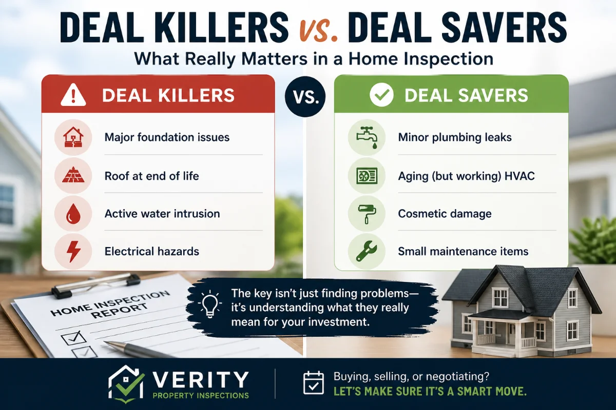 Deal Killers vs. Deal Savers: What Really Matters in a Home Inspection