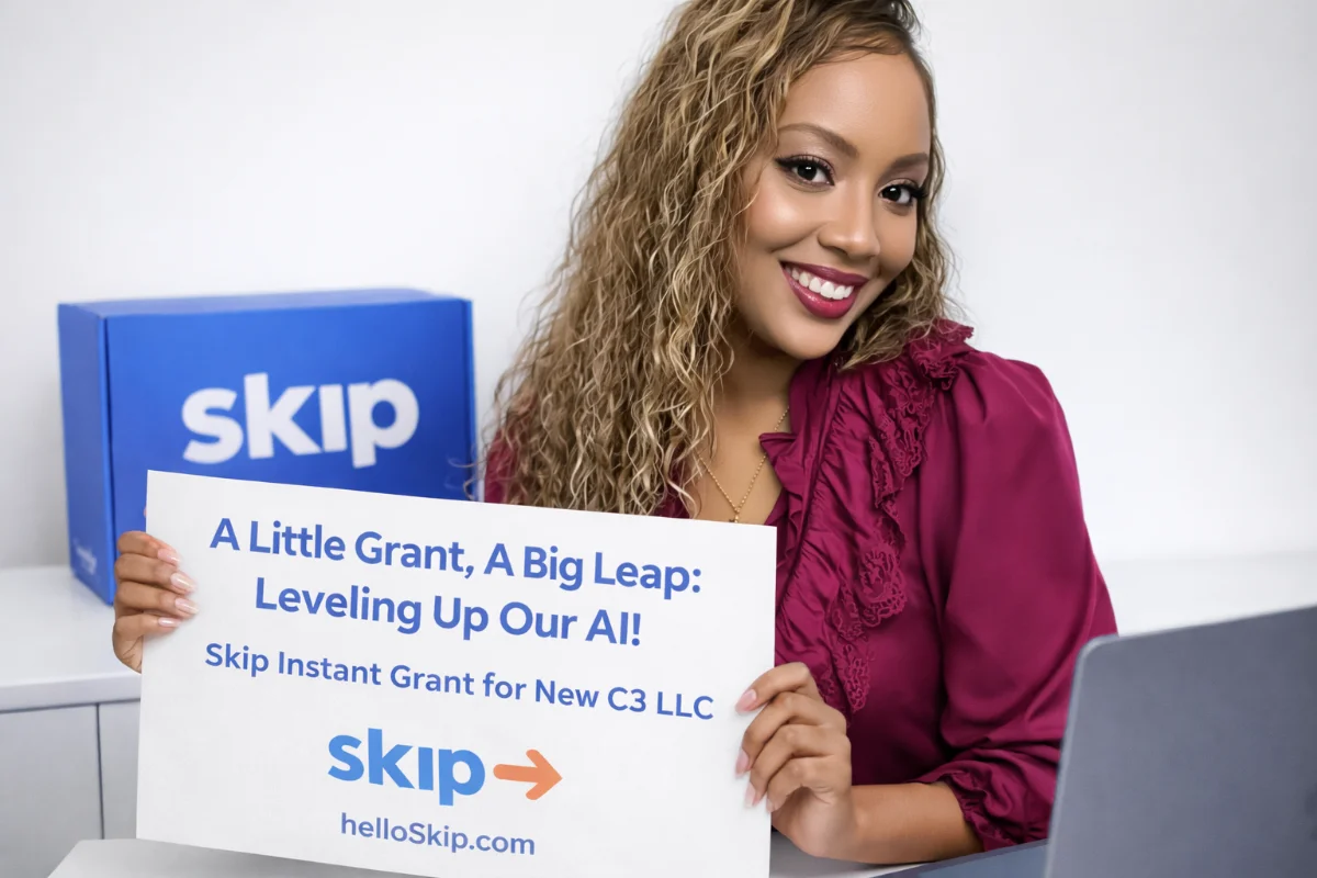 How Our Skip Instant Grant Turbocharged Our AI Avatars at New C3 LLC