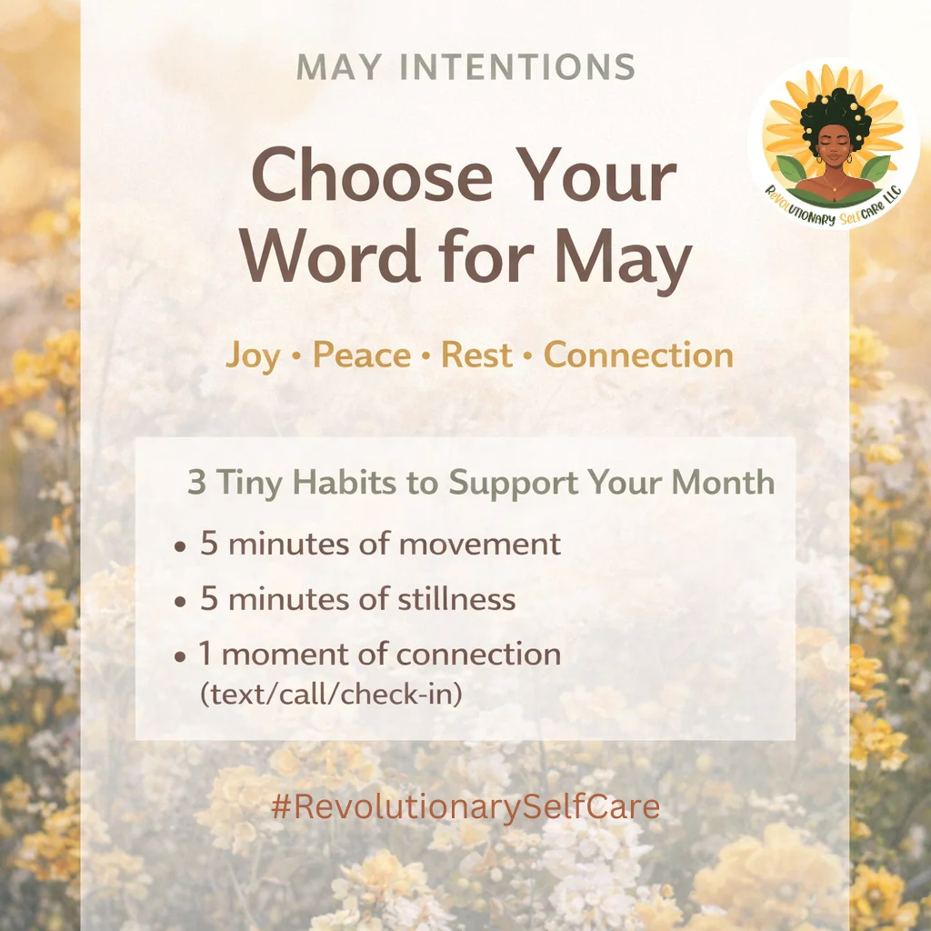 May Intentions: How to Choose Your Word & 3 Tiny Habits to Support It