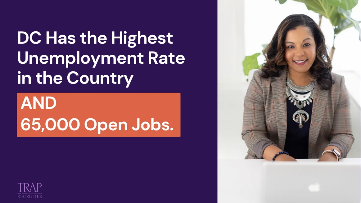 DC Has the Highest Unemployment Rate in the Country AND 65,000 Open Jobs