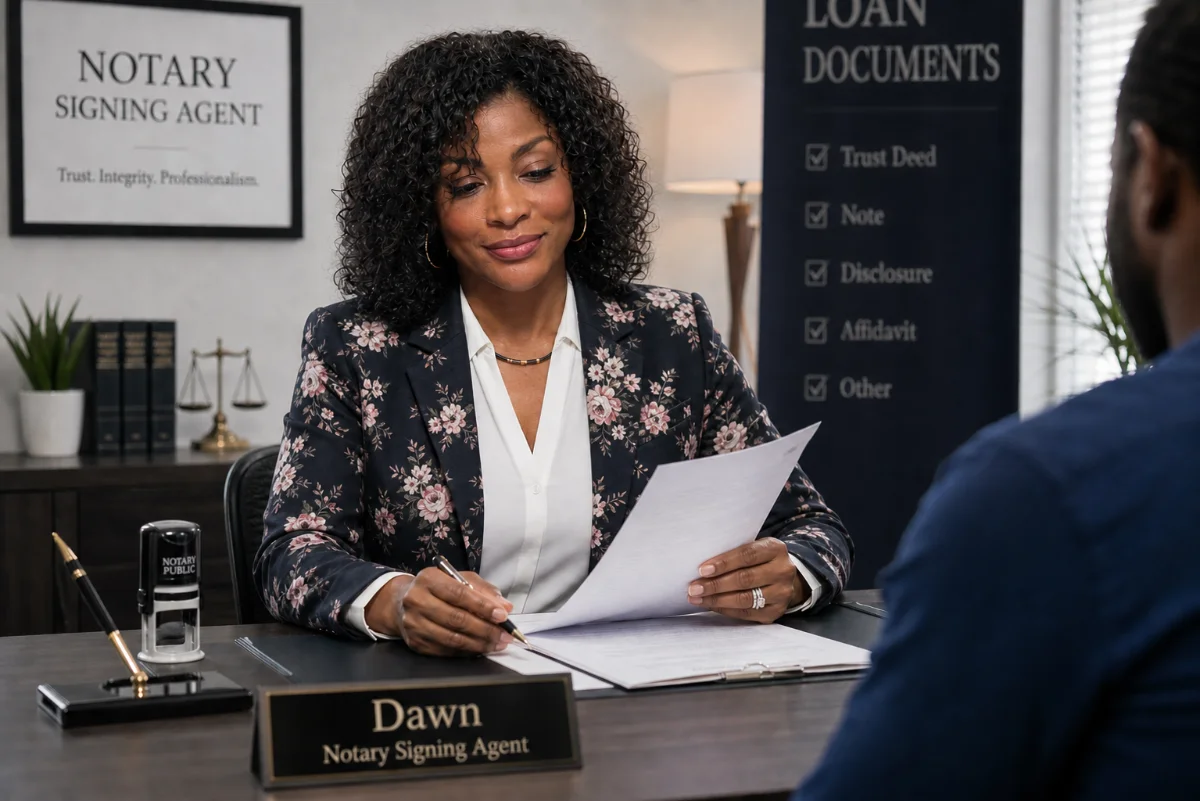 Behind the Stamp: What I Really Do as a Mobile Notary Loan Signing Agent