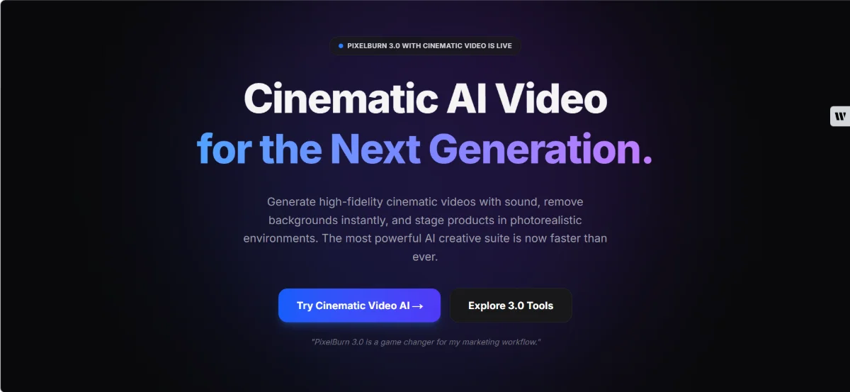 Introducing PixelBurn AI: The All-in-One Creative Engine Transforming the Future of Digital Content