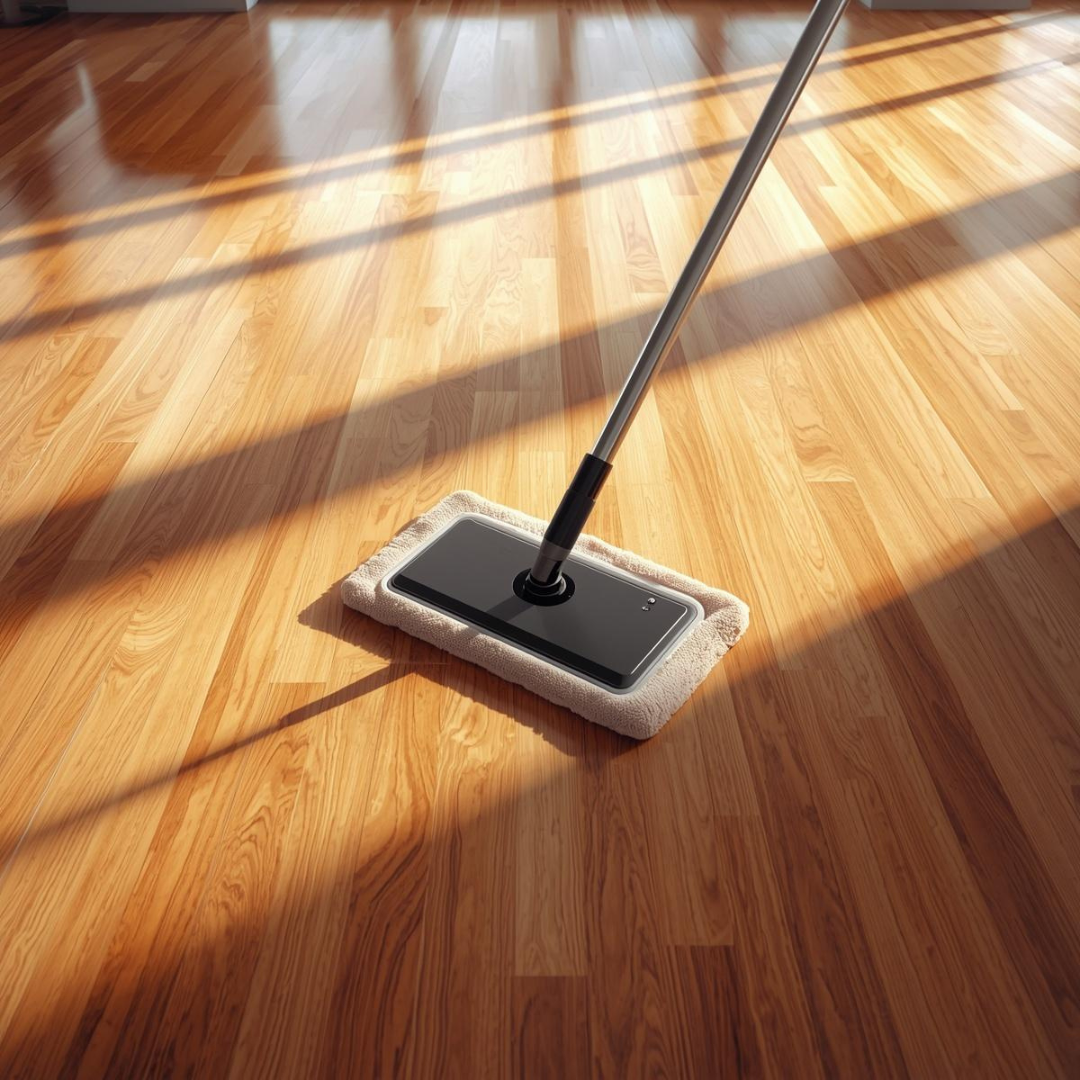 How to Keep Wood Floors Sparkling All Week—Even with Pets at Home