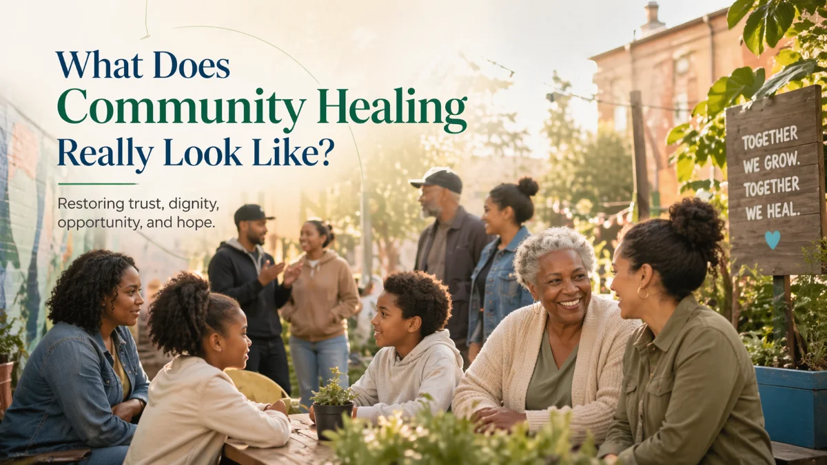 What does community healing look like to you in real life?