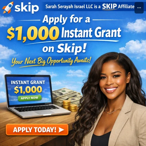 Apply for a $1,000 Instant Grant on Skip – Your Next Big Opportunity Awaits!
