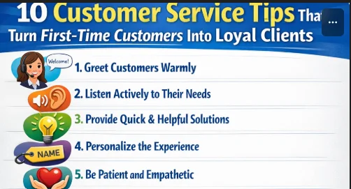 10 Customer Service Tips That Turn First-Time Customers Into Loyal Clients
