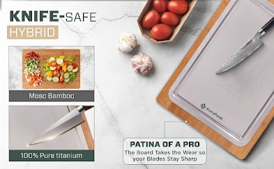 Knife Hardness vs. Titanium Hardness: Why It Matters for Your Cutting Board (Brinell Scale Explained)