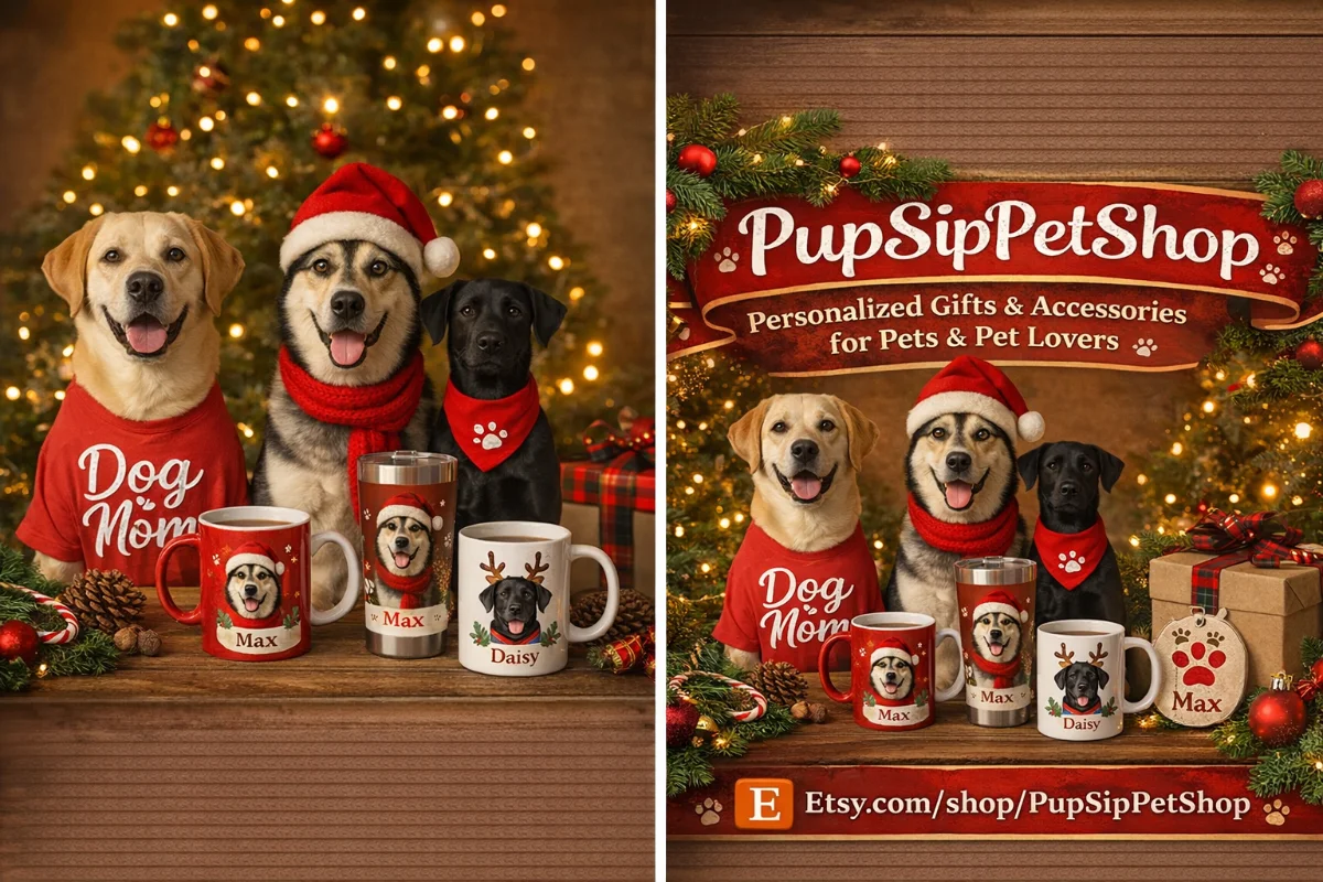 PupSippetshop: Exclusive Custom-Made Products for Pet Lovers in Myrtle Beach