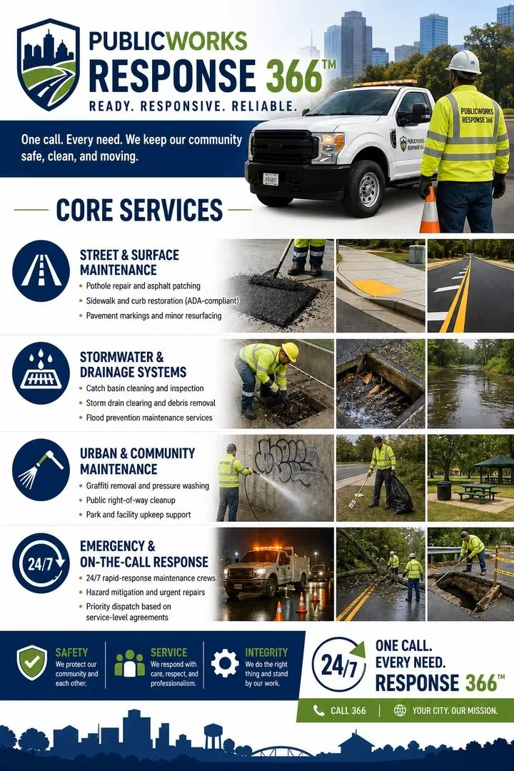 iHandy Services is proud to introduce PublicWorks Response 366™