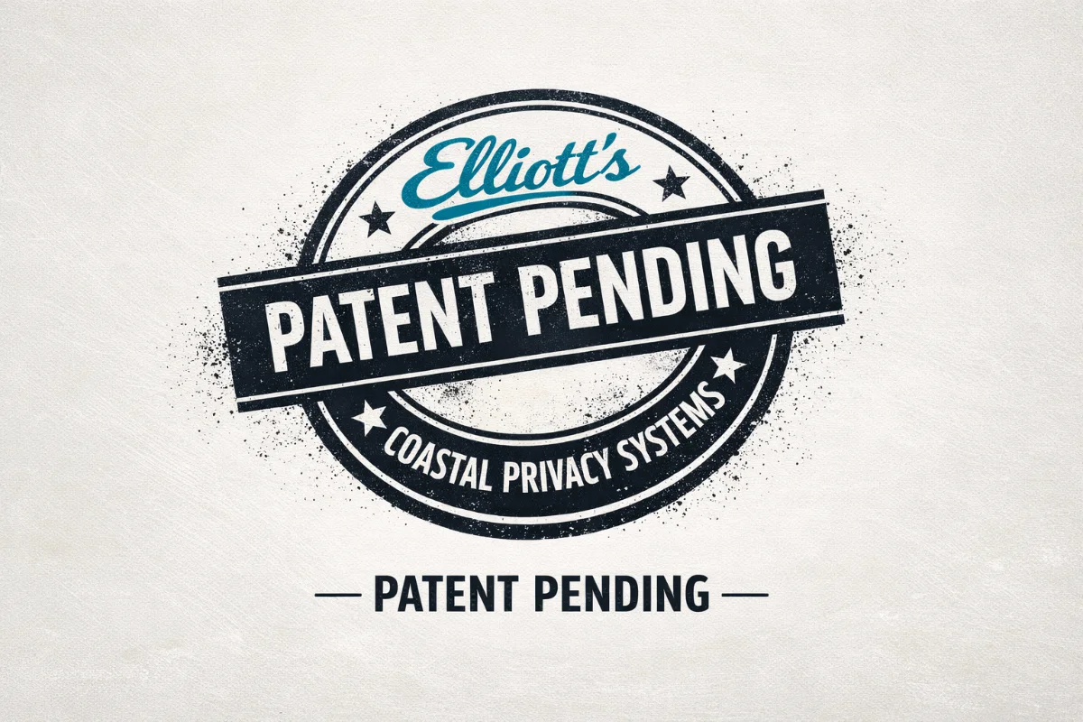 Elliott’s Coastal Privacy Systems Announces Patent Pending Status for Revolutionary Balcony Privacy System