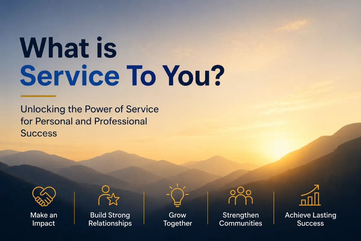 What is Service To You? Unlocking the Power of Service for Personal and Professional Success