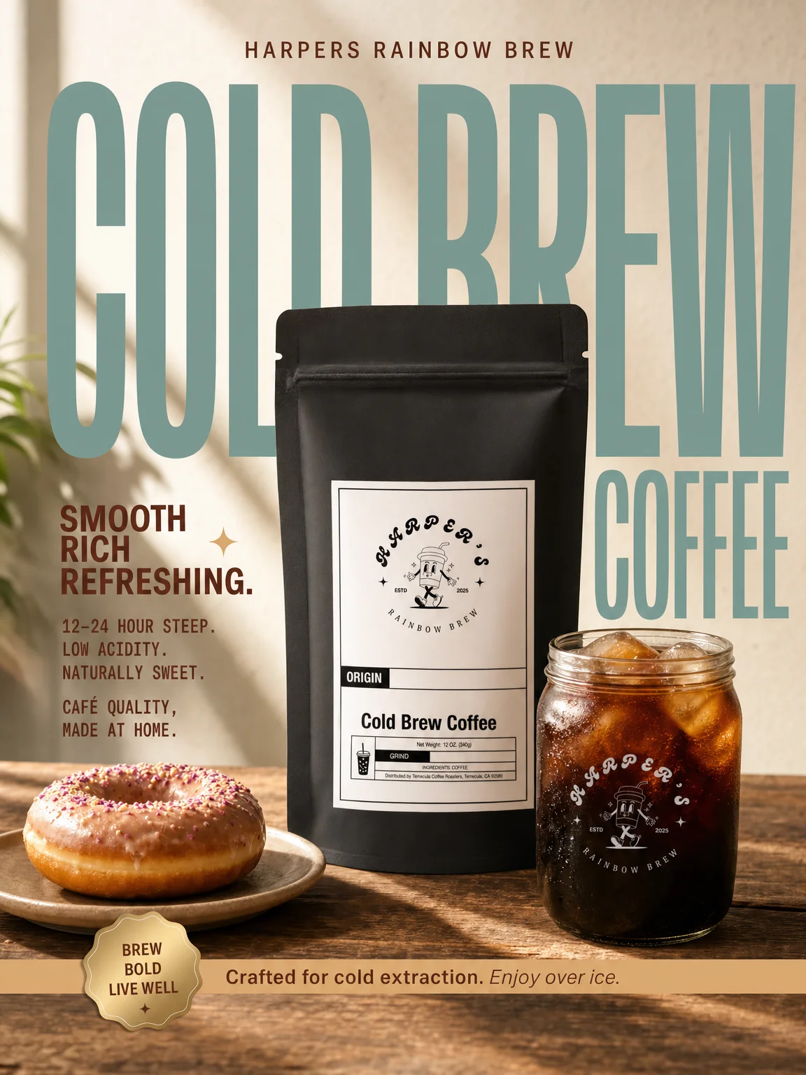 Freshly Roasted & Full of Flavor: Discover the Magic of Harper’s Rainbow Brew
