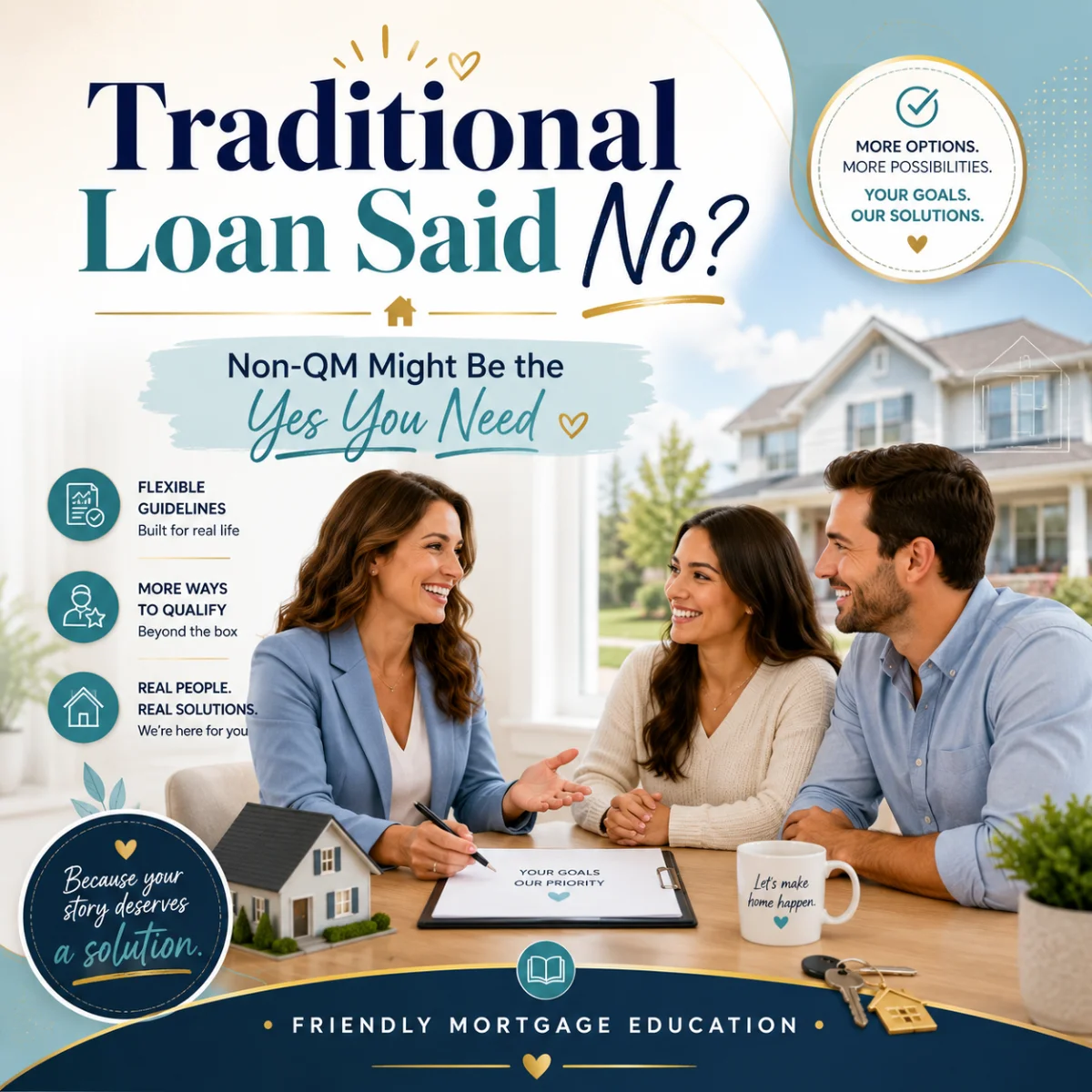 When Traditional Lending Says NO “No,” Non-QM Lending May Say “Let’s Take a Closer Look”