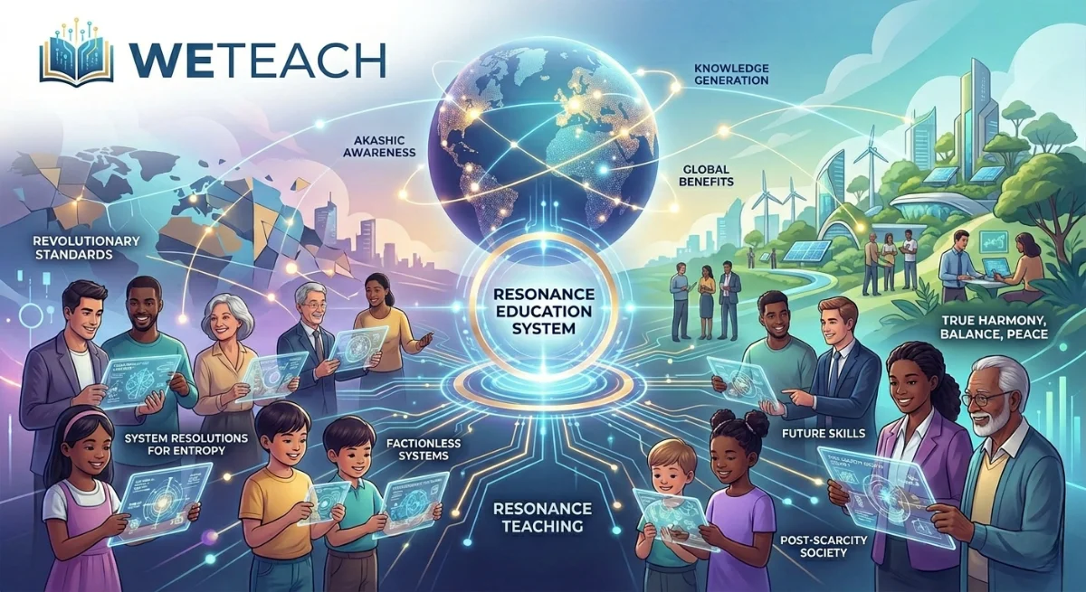 The Future of Learning: How WETEACH and Shared Technologies are Shaping Post-Scarcity Societies