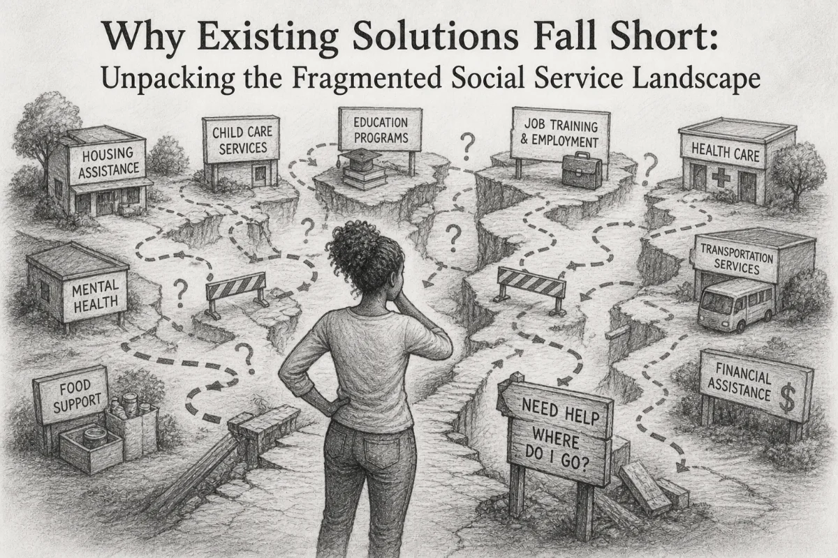 Why Existing Solutions Fall Short: Unpacking the Fragmented Social Service Landscape