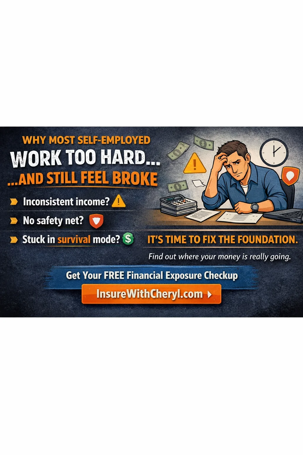 Why Most Self-Employed People Work Too Hard.....and Still Feel Broke