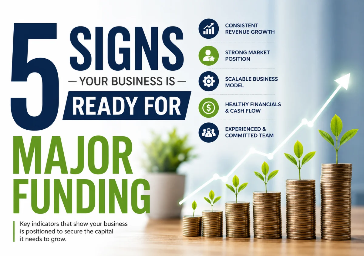 5 Signs Your Business is Ready for Major Funding
