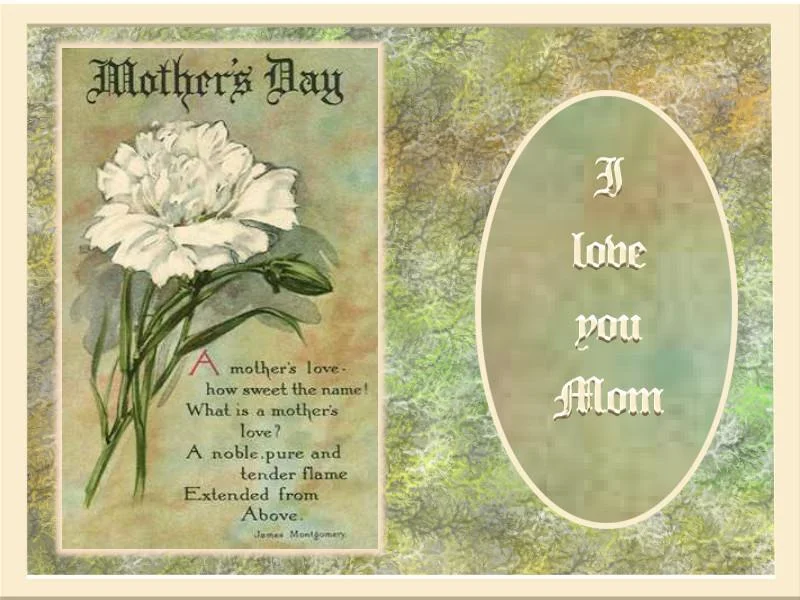Celebrating Mother's Day in the Edwardian Era