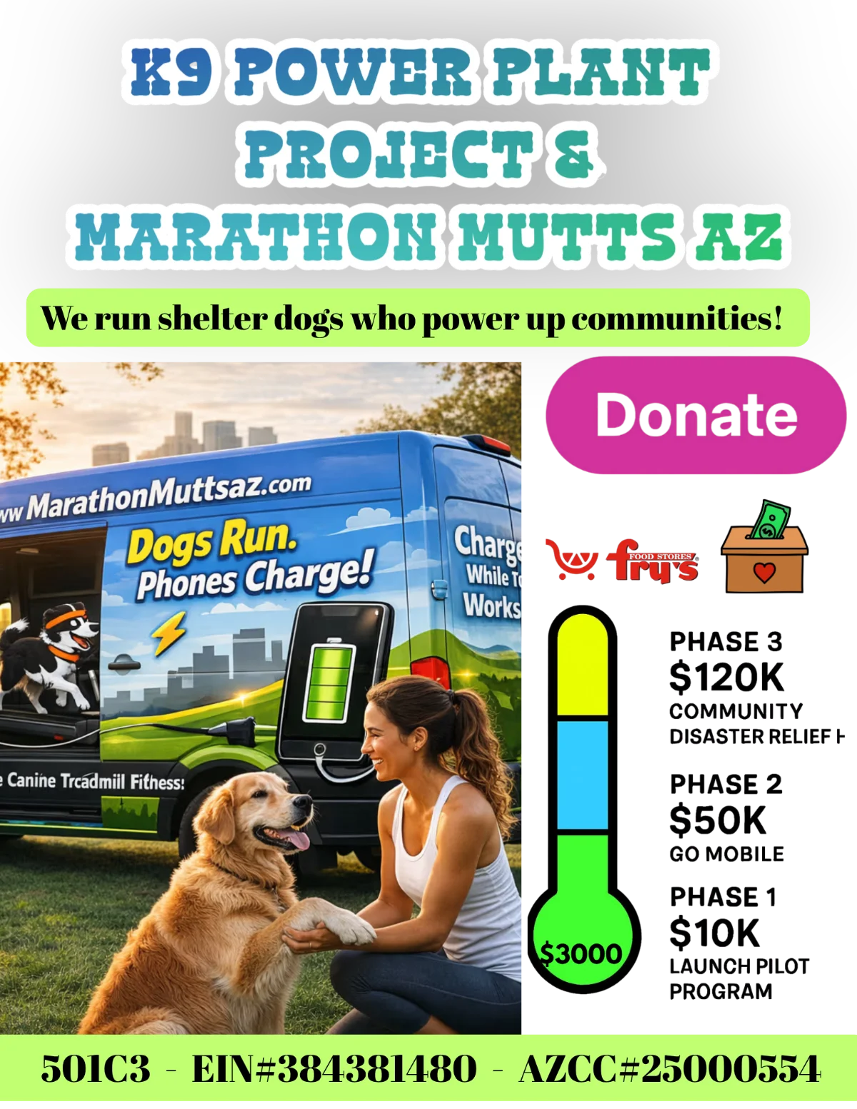 Support the Marathon Mutts AZ Mission—Your Grocery Points Can Power Real Change!