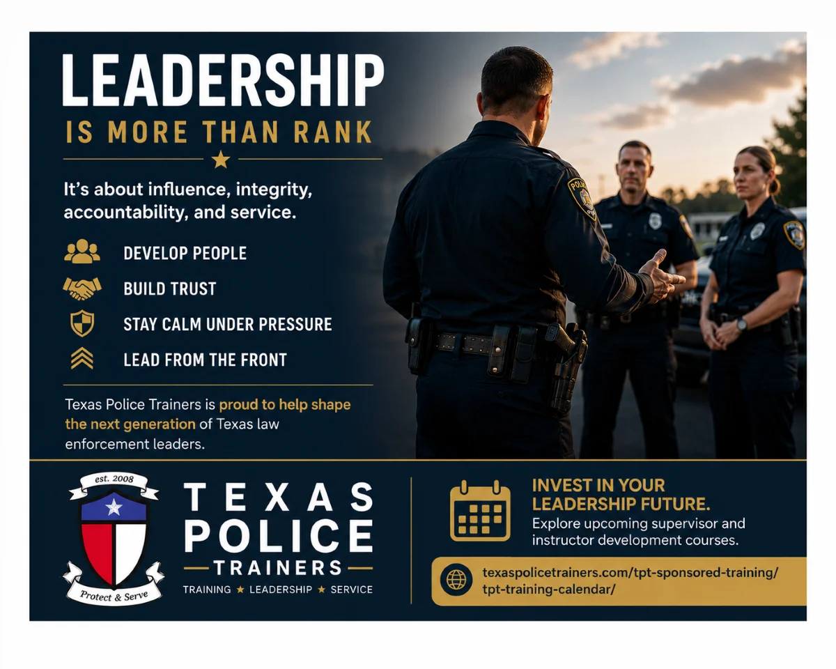 Leadership in Law Enforcement Starts Long Before the Rank