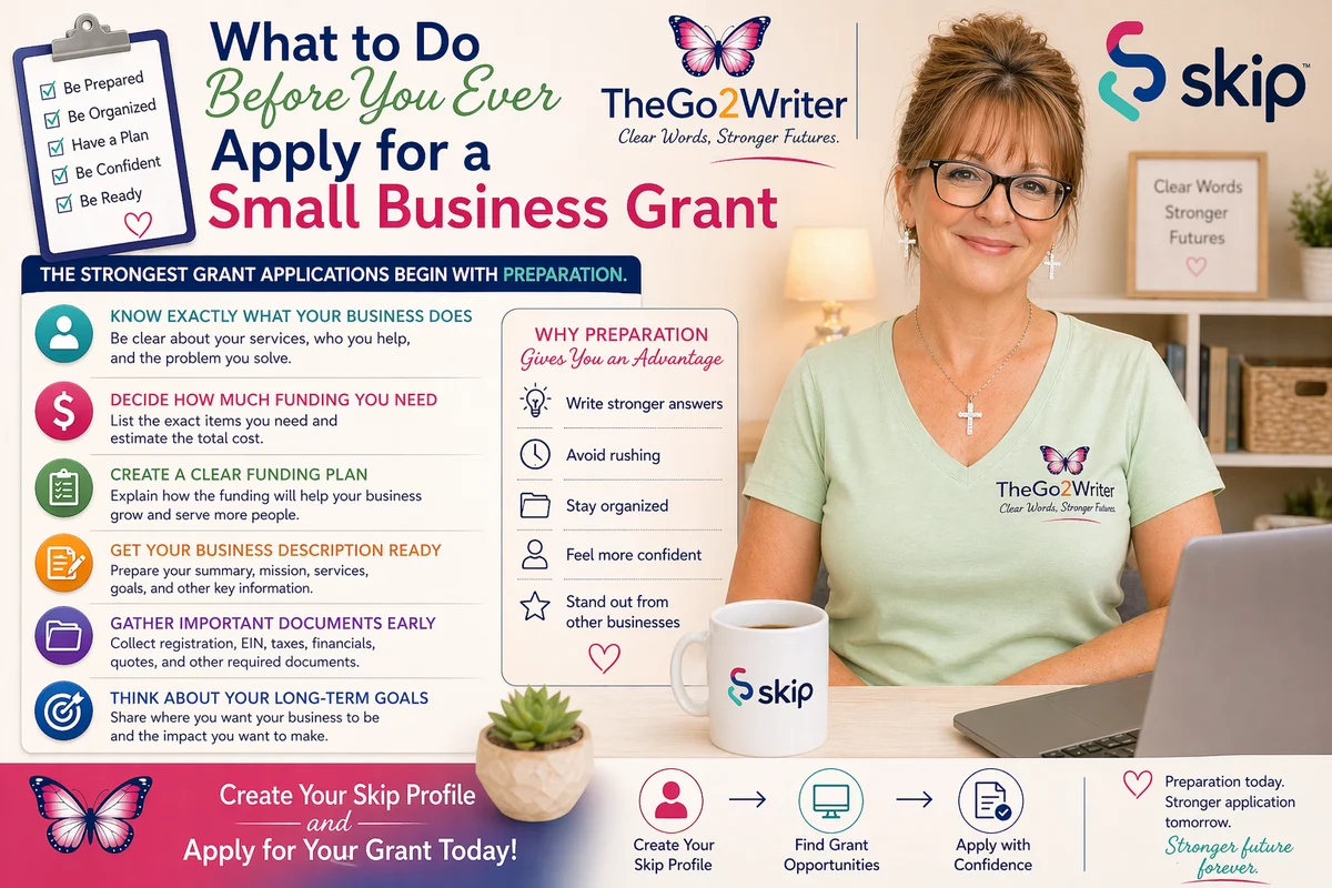 What to Do Before You Ever Apply for a Small Business Grant