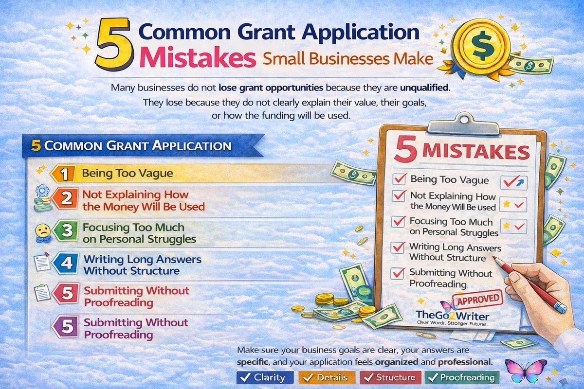 5 Common Grant Application Mistakes Small Businesses Make