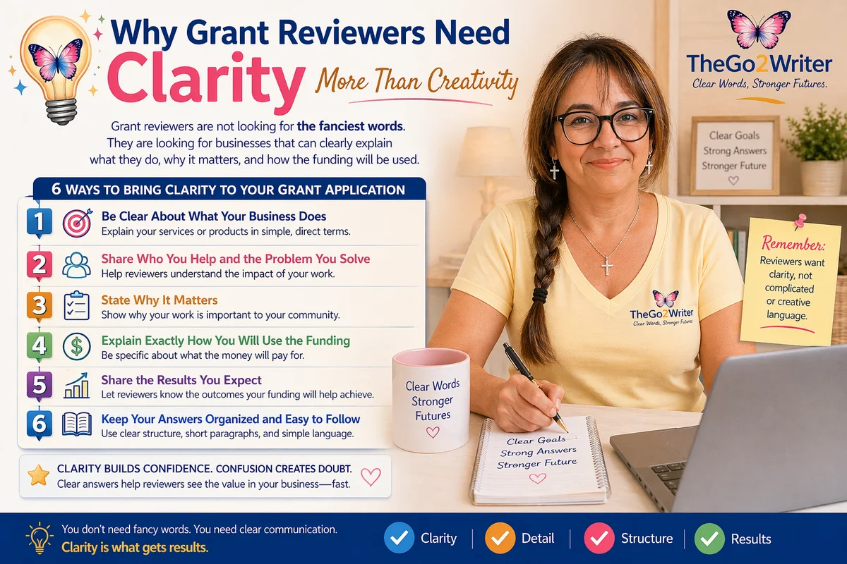 Why Grant Reviewers Need Clarity More Than Creativity