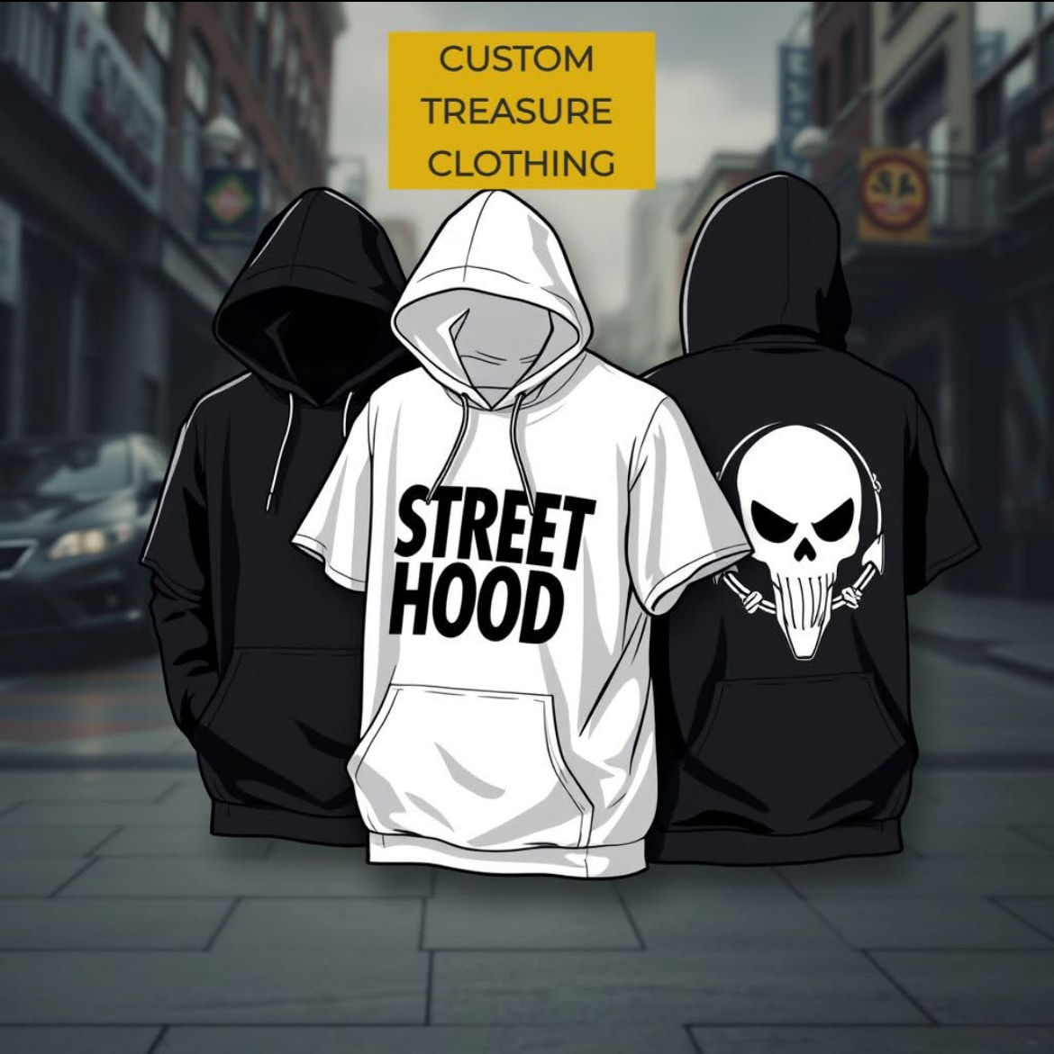 Custom treasure clothing