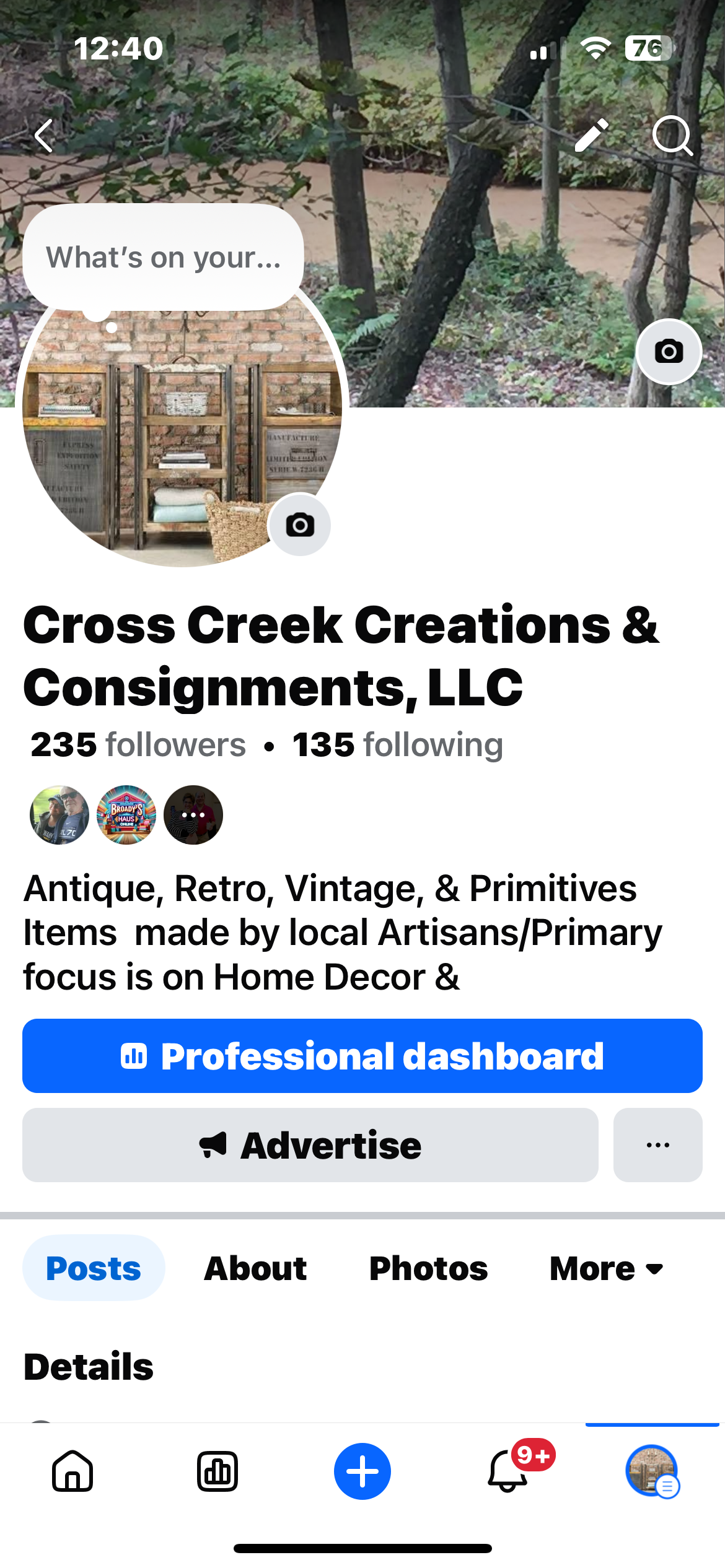 Cross Creek Creations & Consignment, LLC