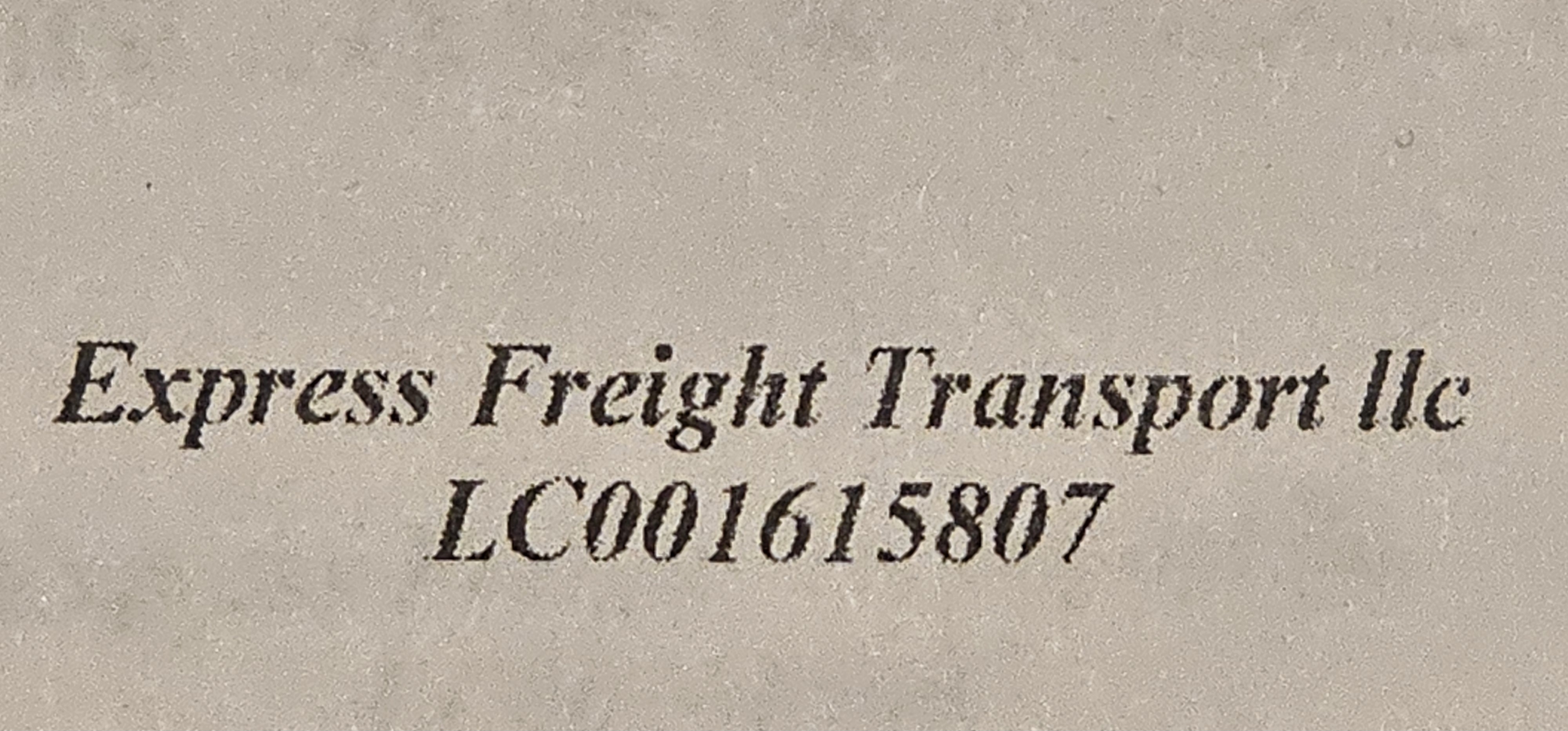 Express Freight Transport