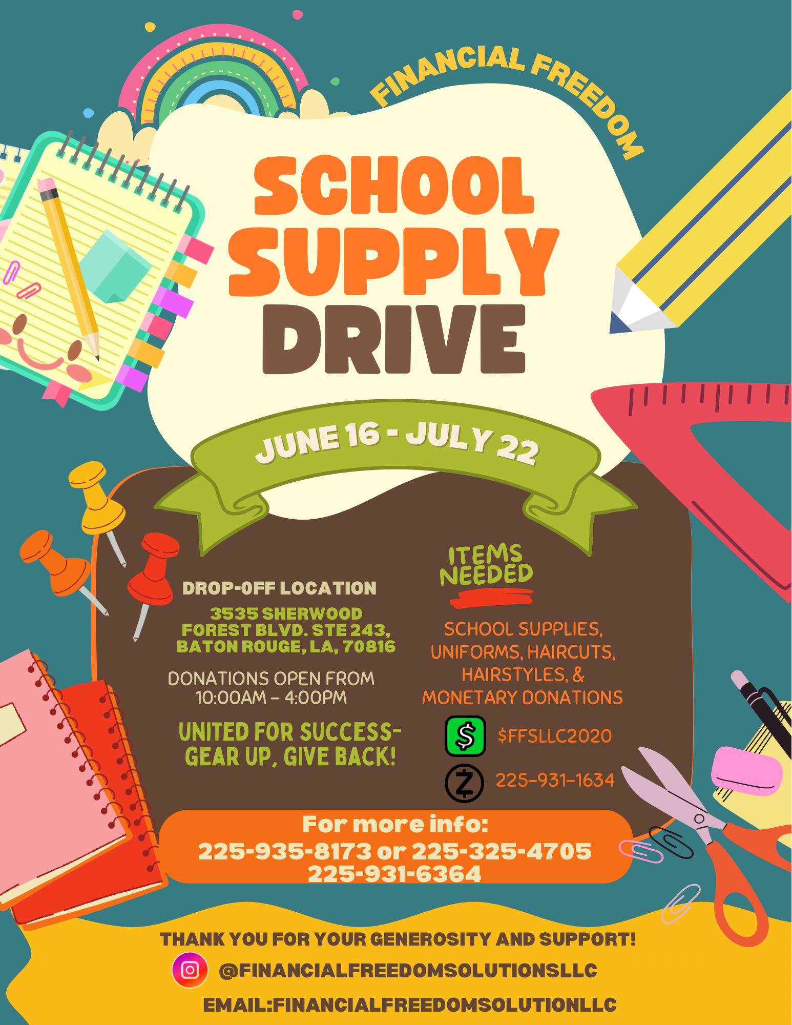 Financial Freedom Community Outreach