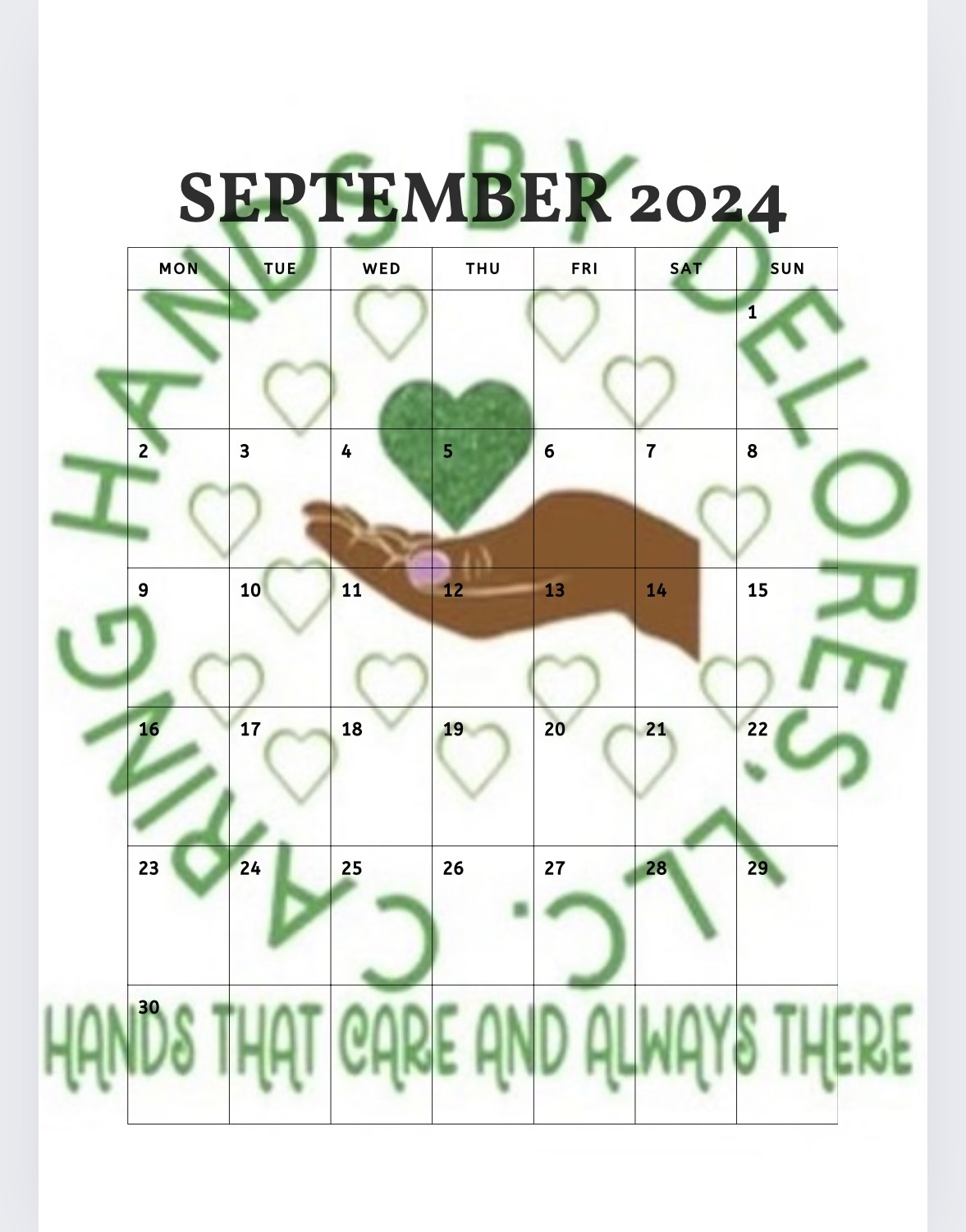 Caring Hands By Delores