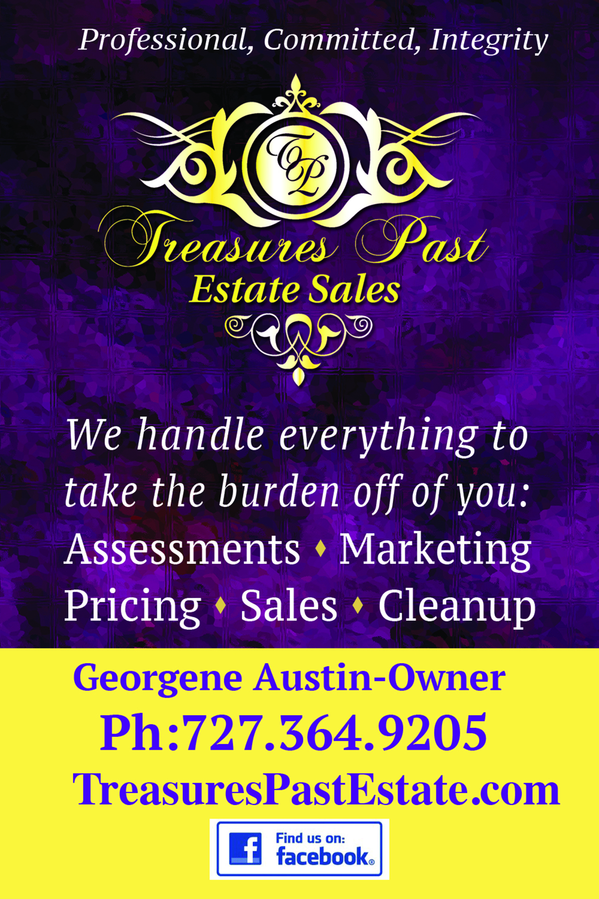 Treasures Past Estate Sales , LLC