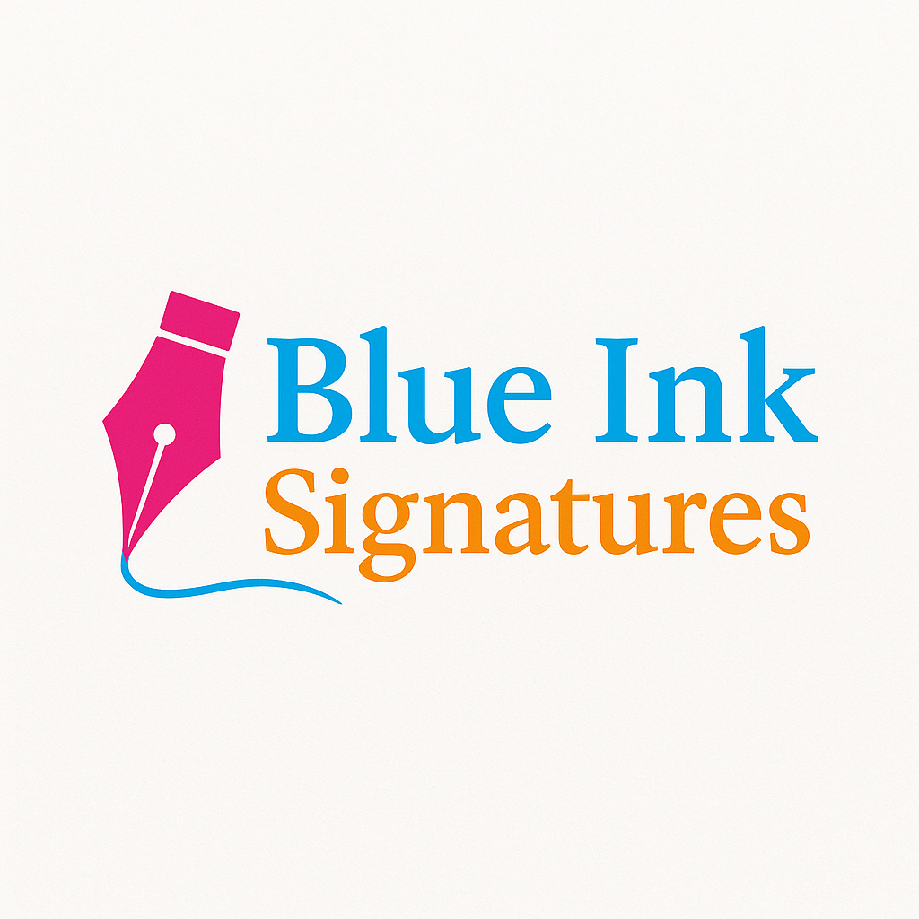 Blue Ink Signatures