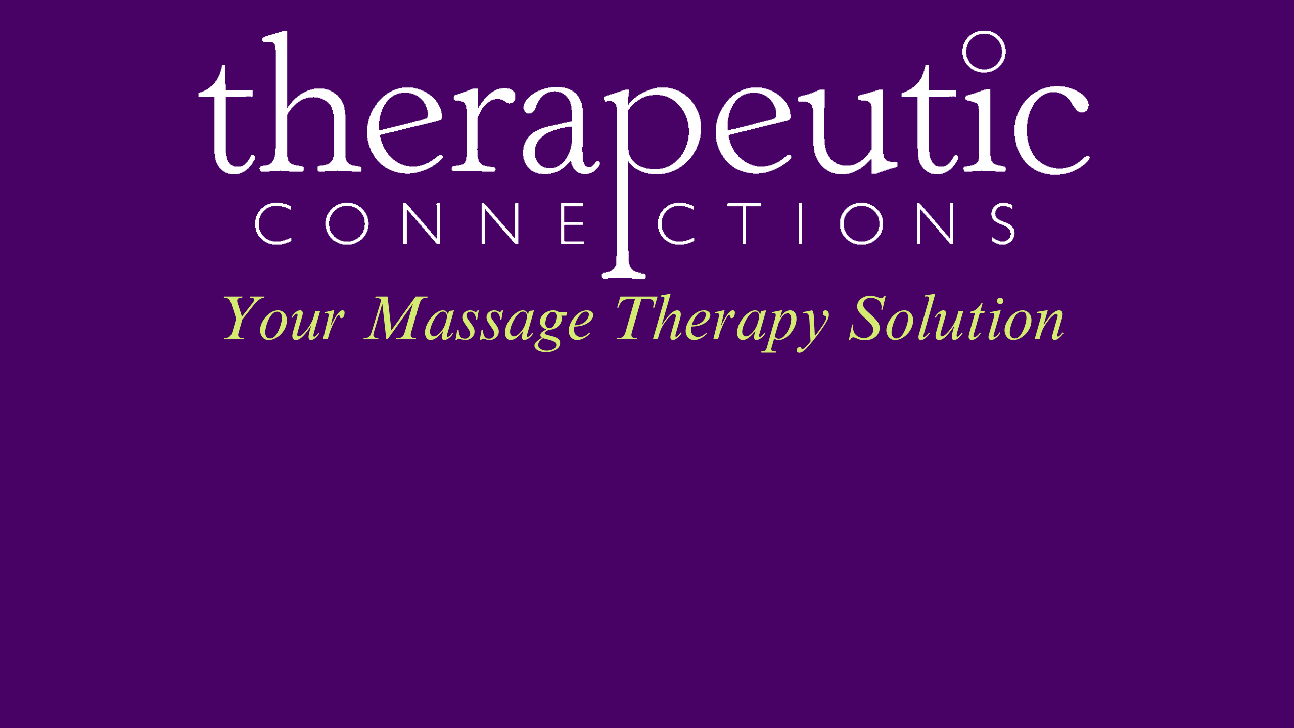 Therapeutic Connections LLC