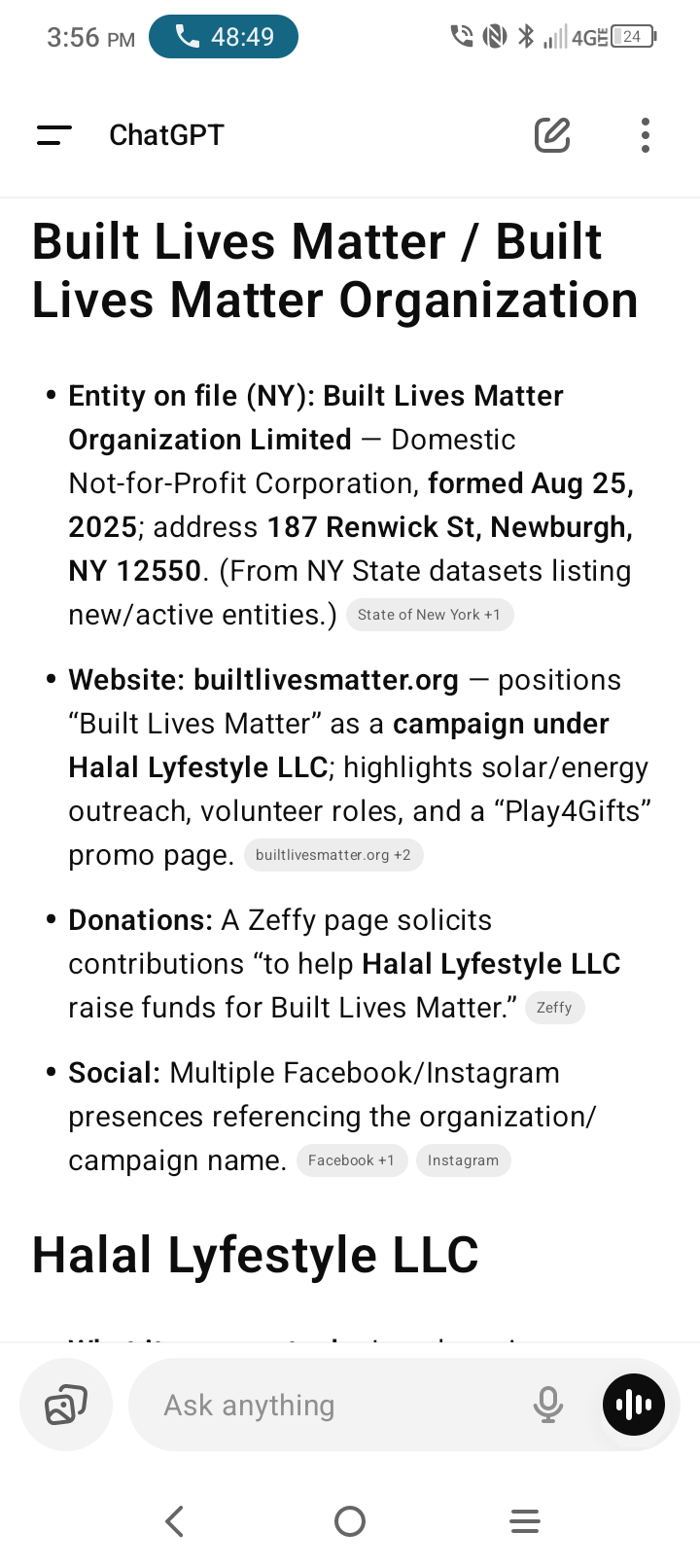Halal Lyfestyle LLC