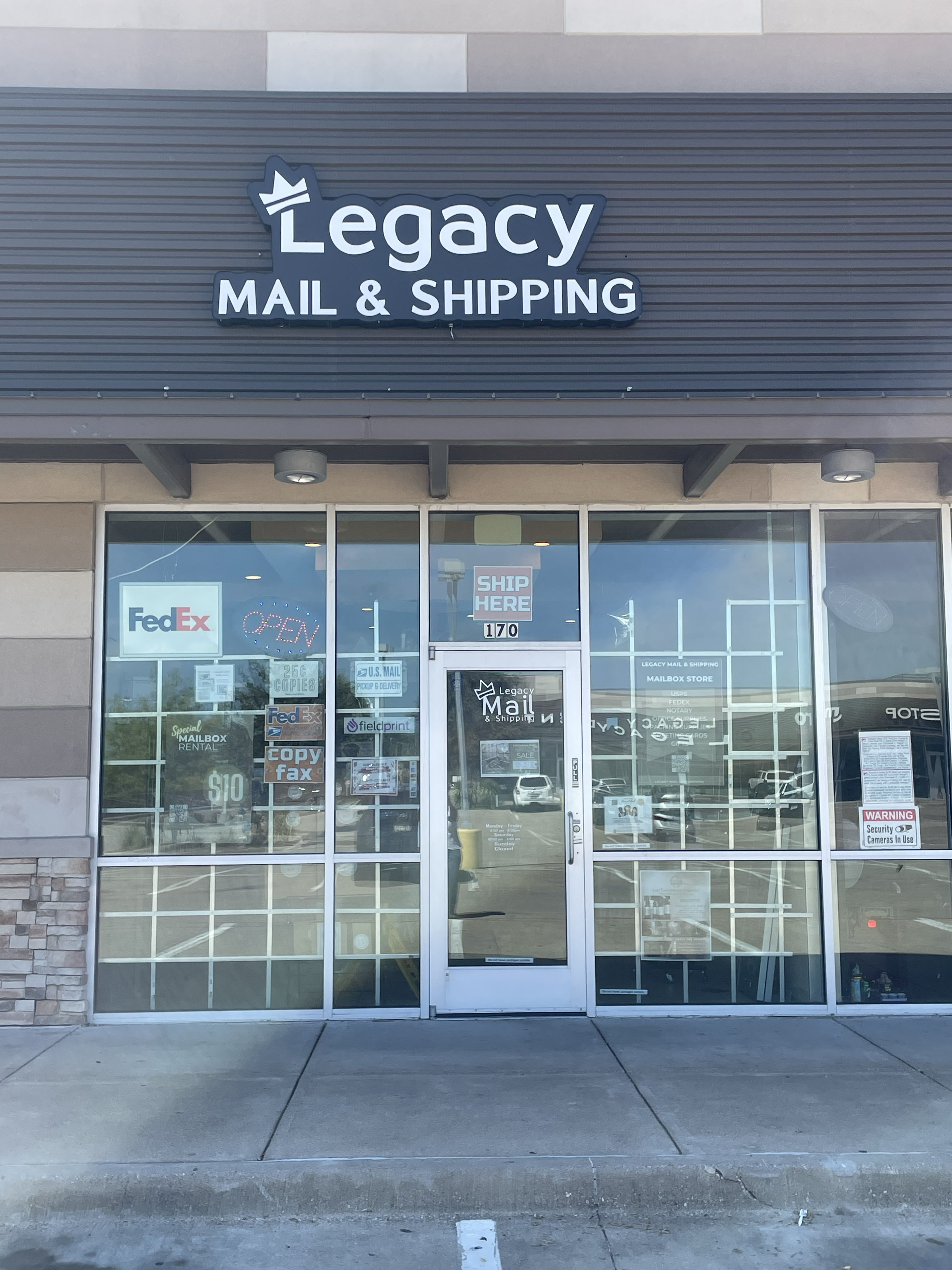 Legacy Mail & Shipping