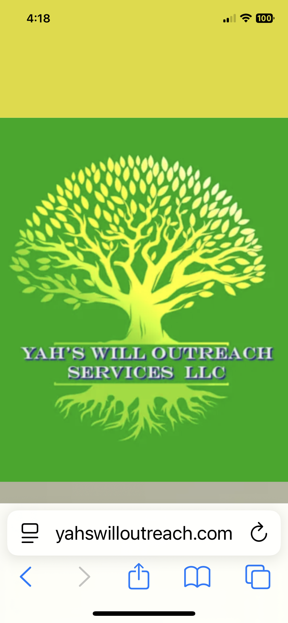 Yah's Will Outreach Services, LLC