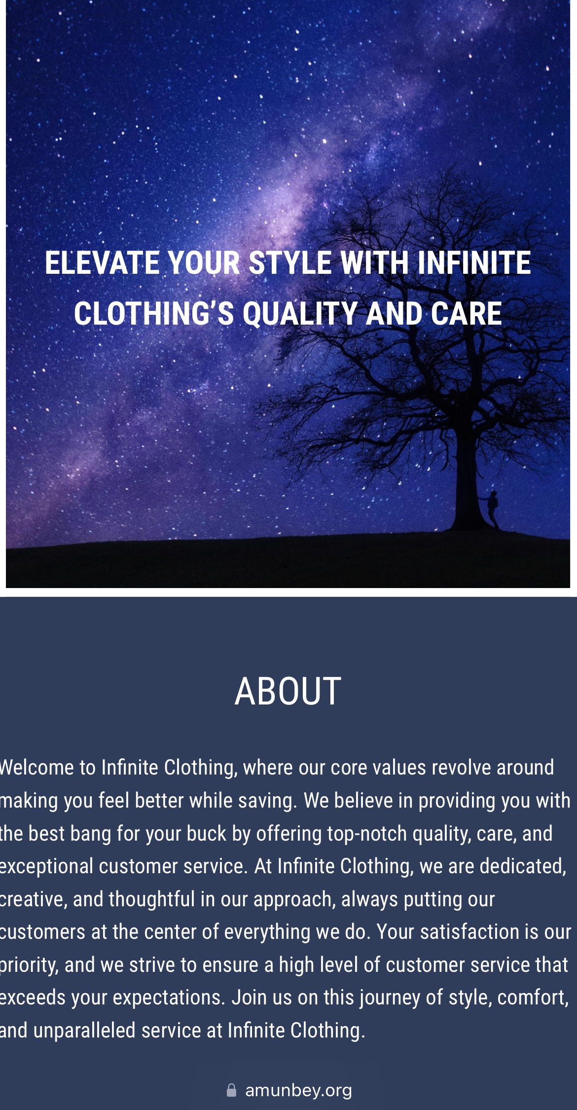 Infinite Clothing