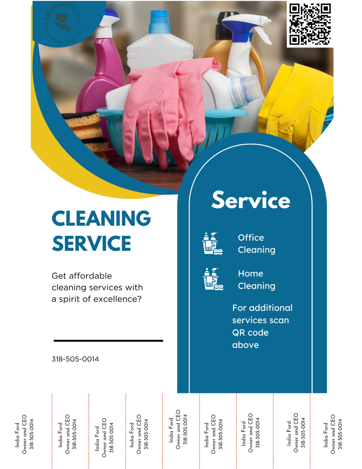Big Hearts LLC Cleaning Services