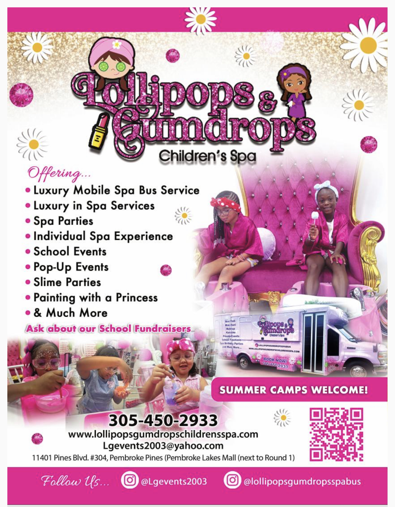 Lollipops & Gumdrops Children’s Spa