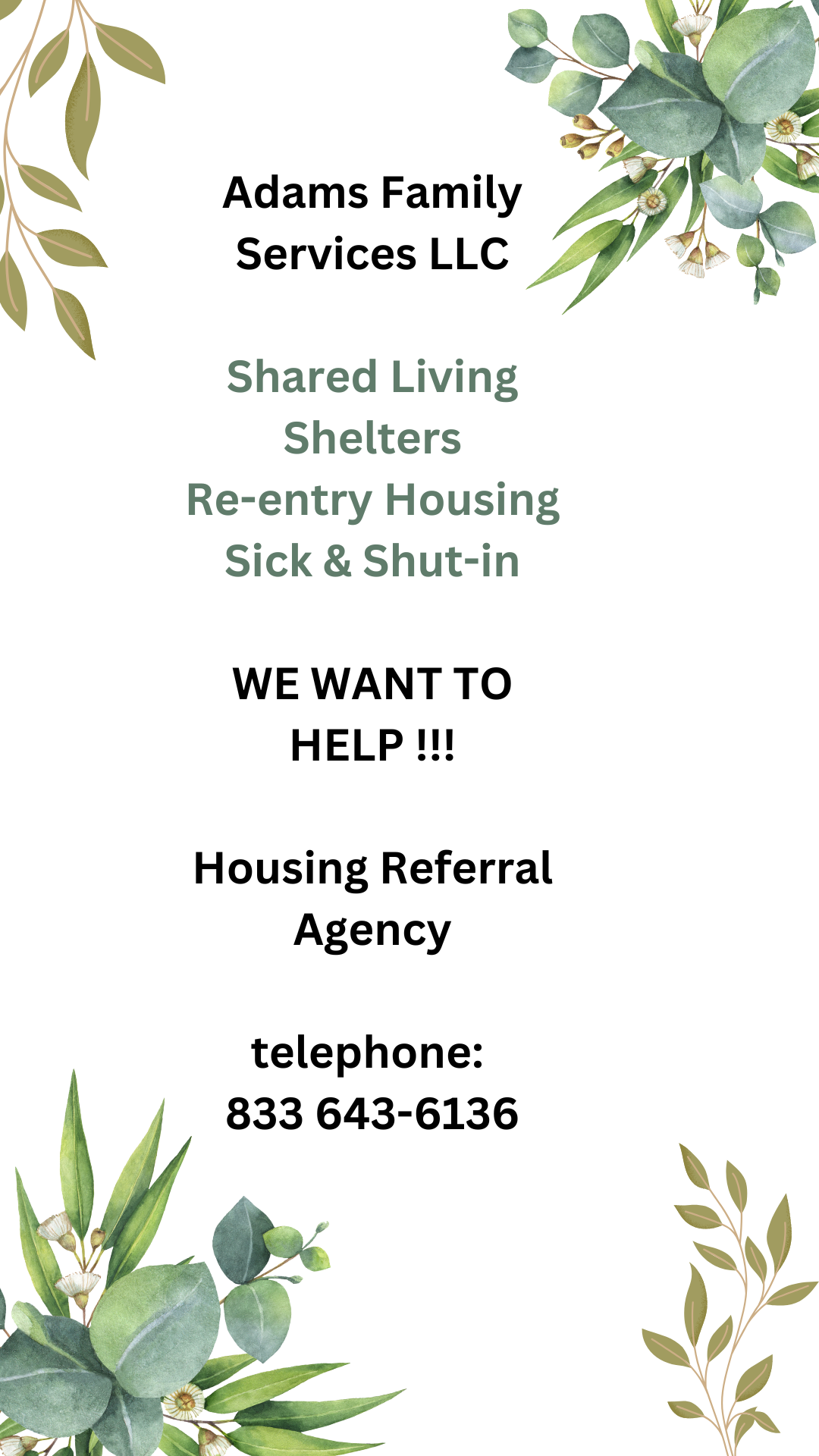 Adams Family Services LLC