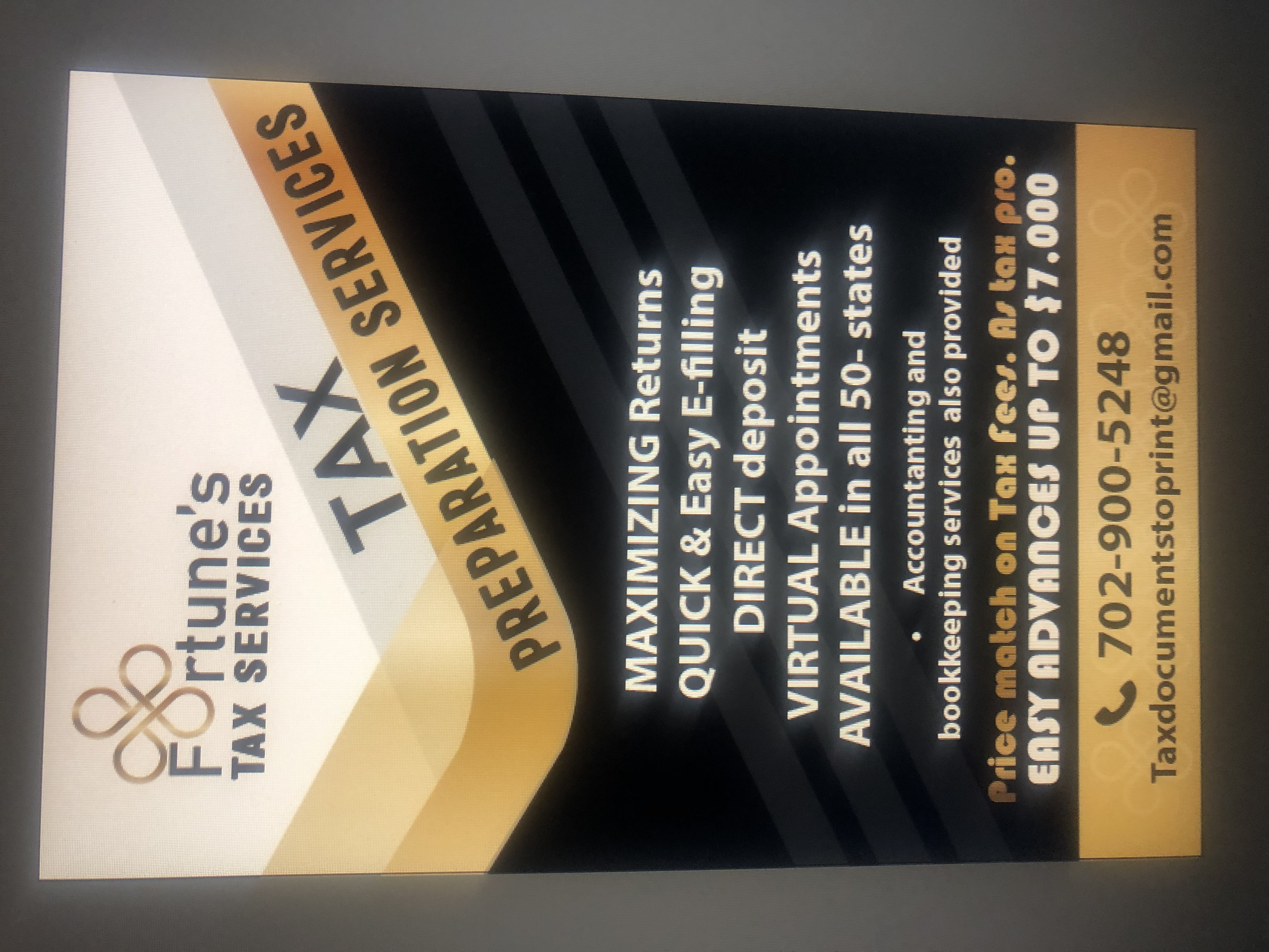 S&s Fortune’s Tax Services