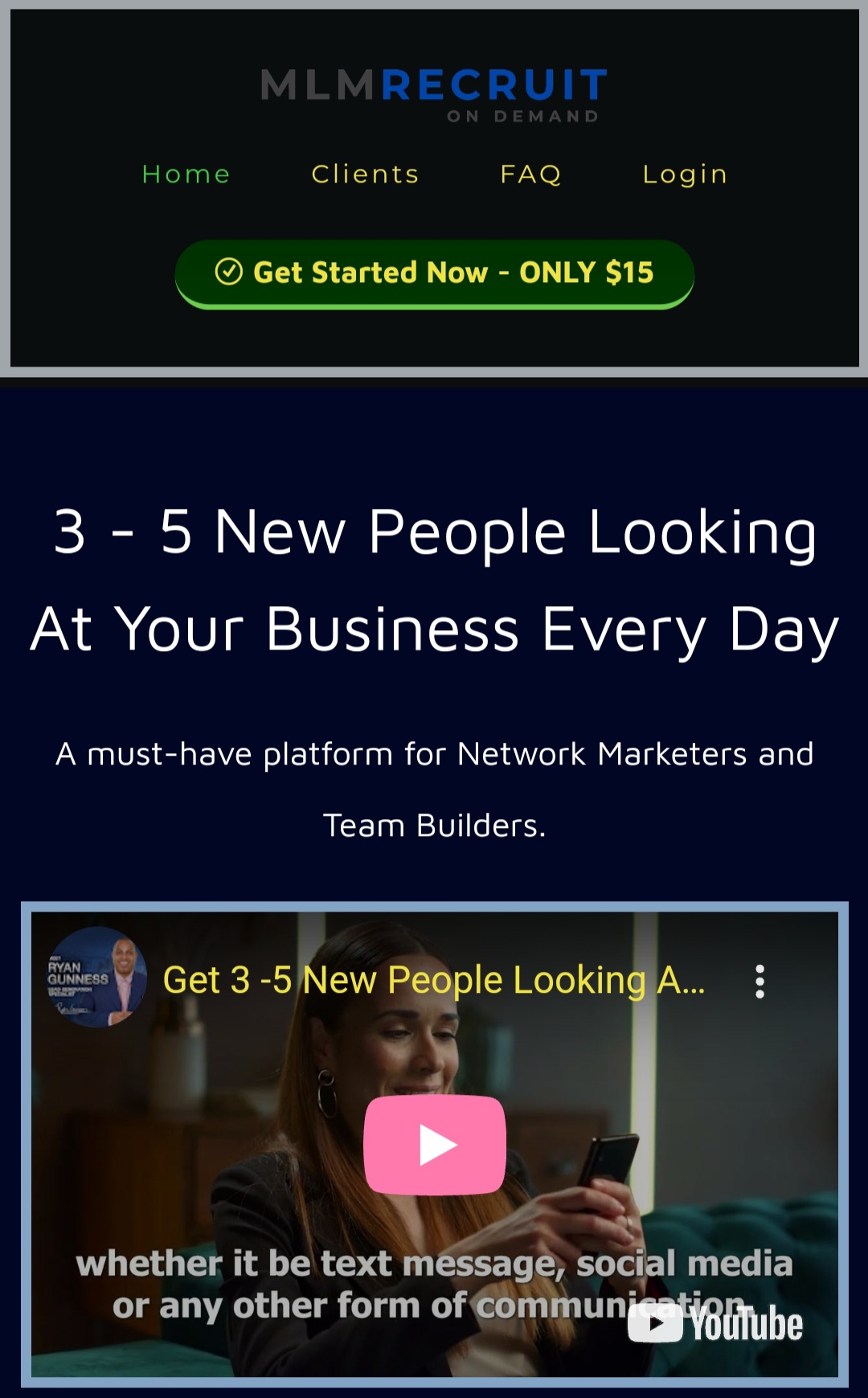 MLM Markerters on Demand