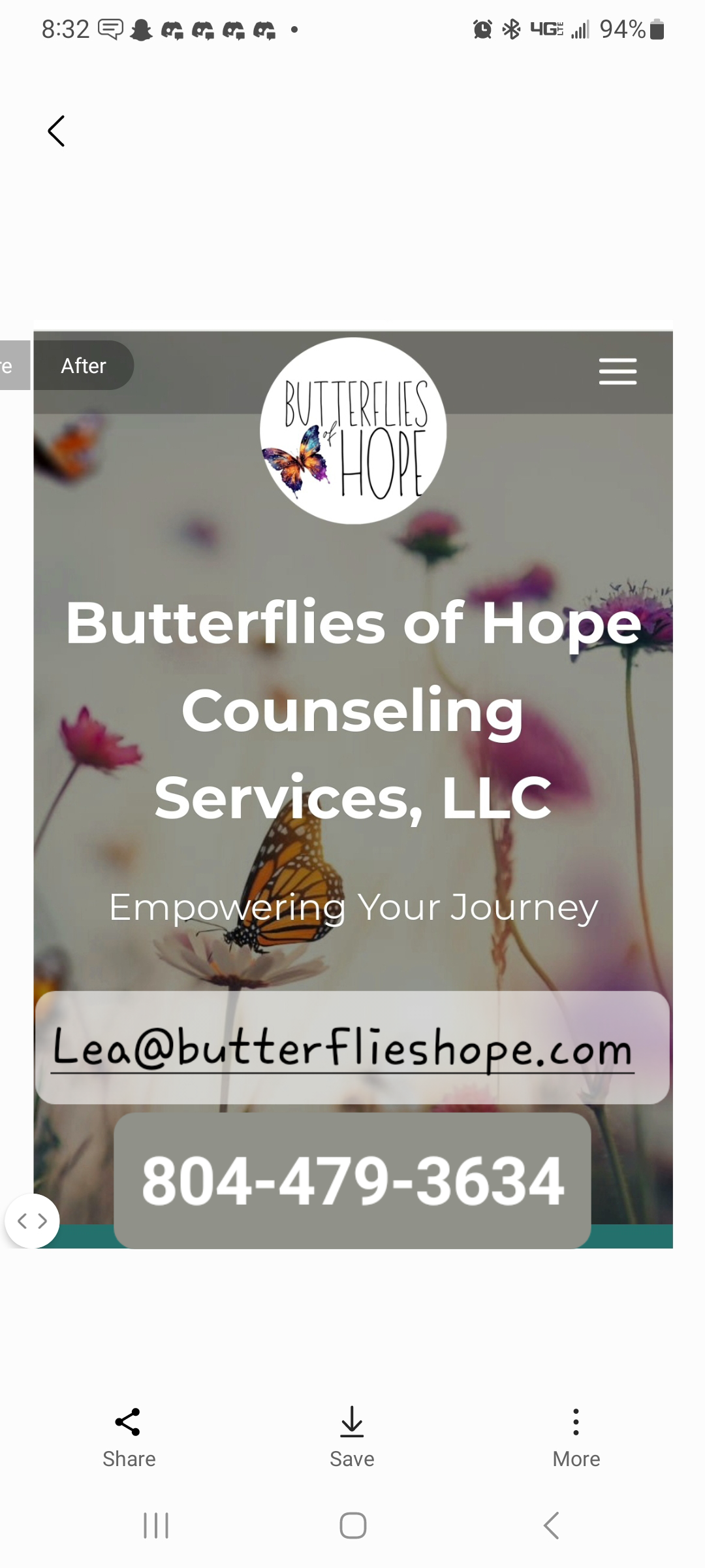 Butterflies Of Hope Counseling Services, Pllc